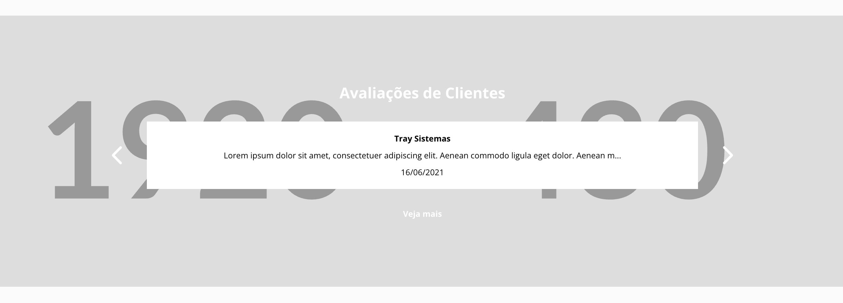 Avaliações