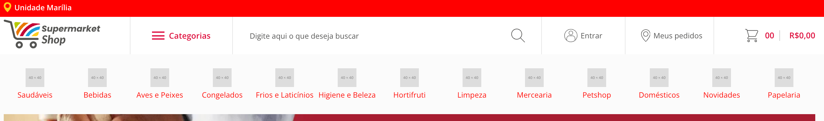 Ícones Categorias
